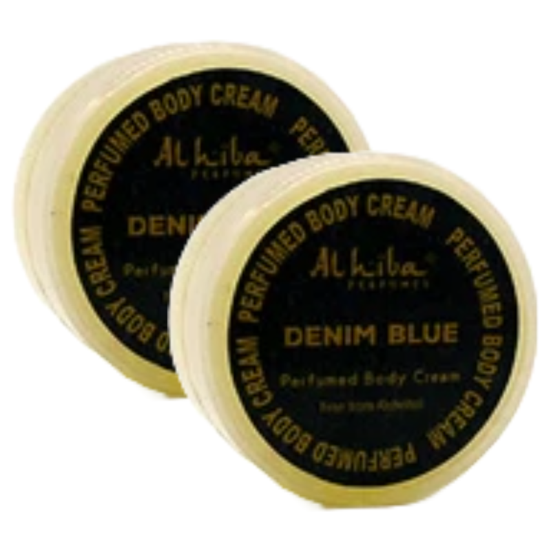 Al Hiba Denim Blue Perfume Body Cream 10g Pack of 2