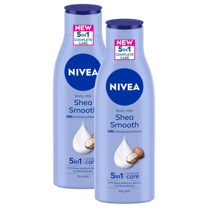 Nivea Shea Smooth 48H Indulging Moisture Lotion 75ml Pack of 2