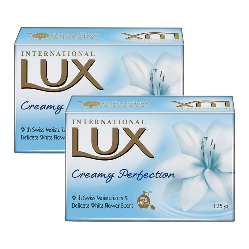 Lux International Creamy Perfection Soap 125g Pack of 2