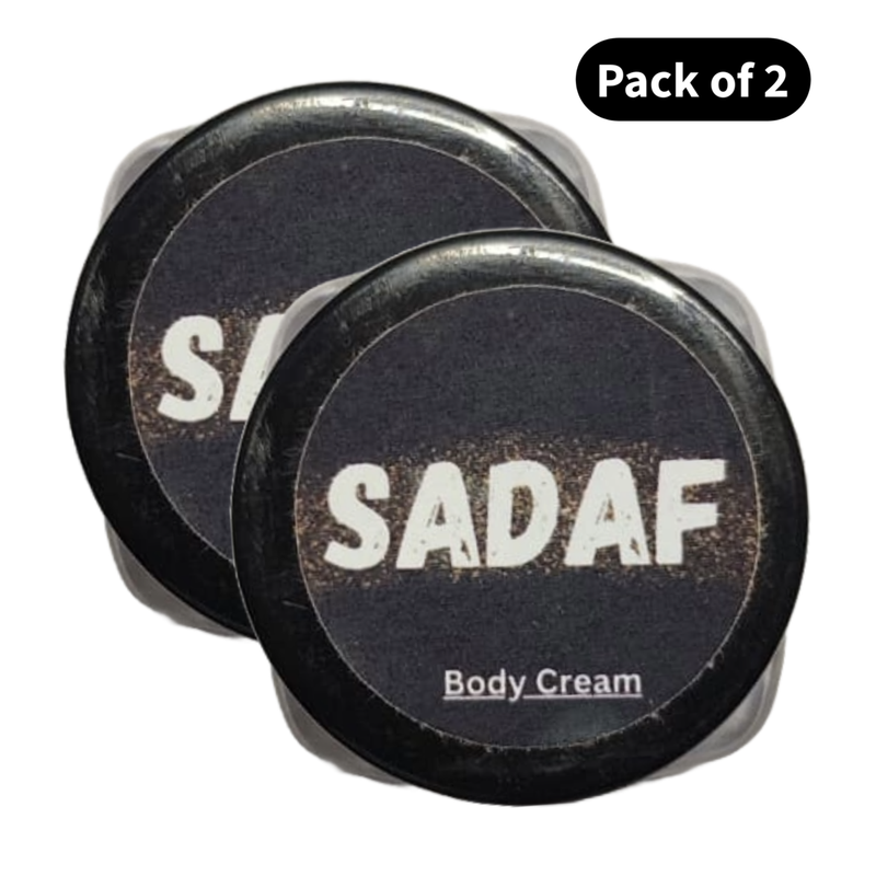 Perfume Body Cream Sadaf (10gm) (Pack of 2)