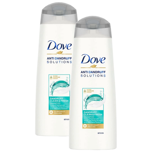 Dove Anti Dandruff Solution Dandruff Clean & Fresh Shampoo 180ml Pack of 2