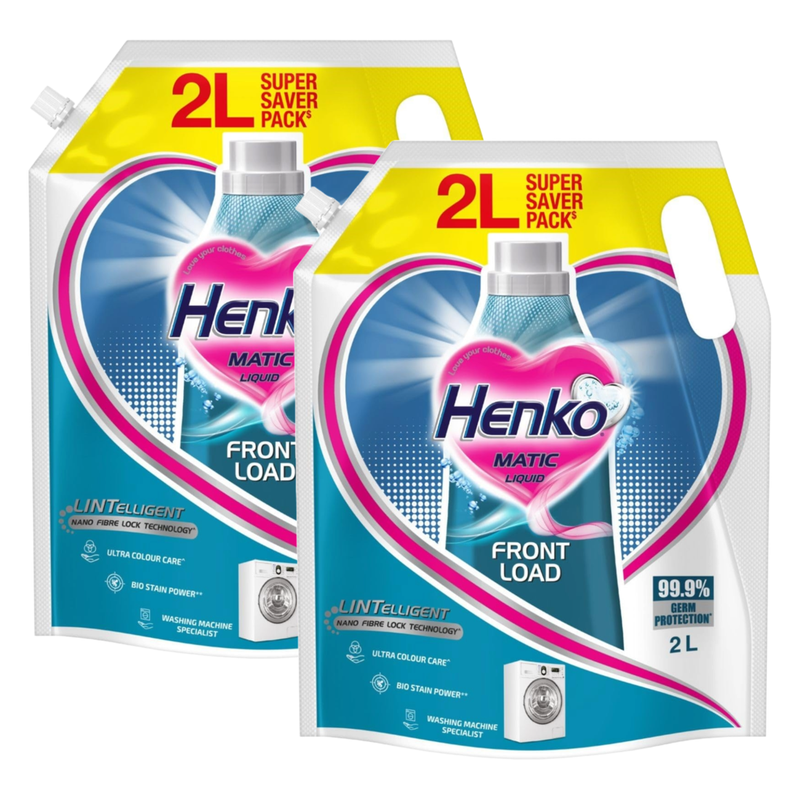 Henko Matic Front Load Ultra Colour Care Liquid 2L Pack of 2