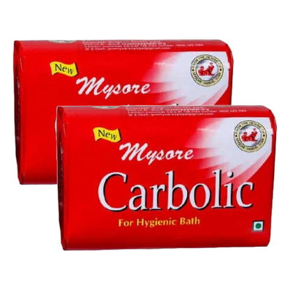 Mysore Carbolic For Hygienic Bath Soap 150g Pack of 2