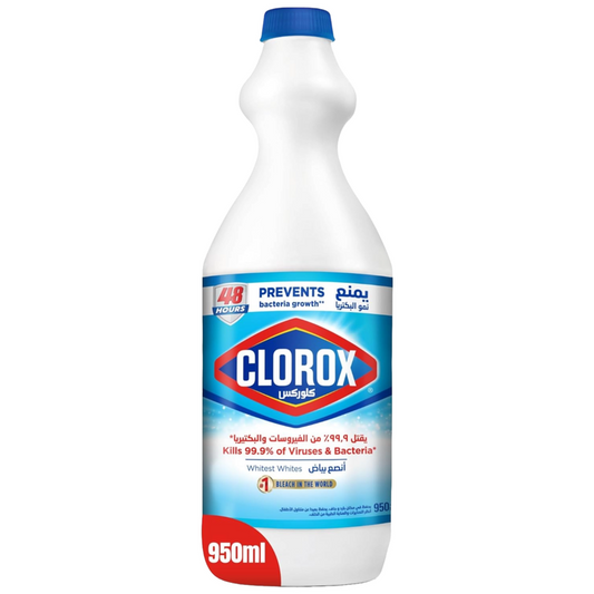 Clorox Kills 99.9% of Viruses Liquid Bleach 950ml