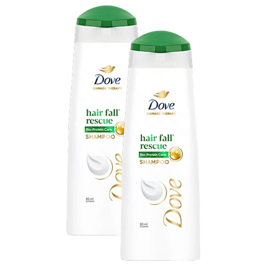 Dove Damage Therapy Hair Fall Rescue Shampoo 80ml Pack of 2