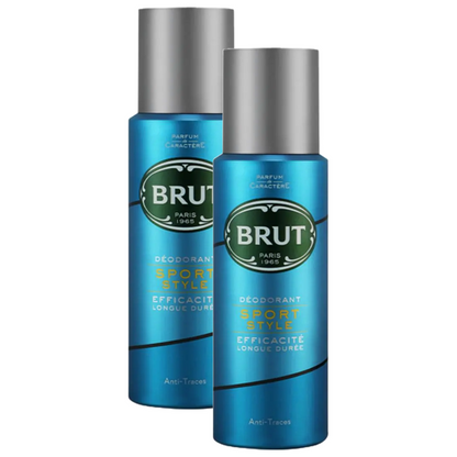 Brut Sport Style Efficacite Longue Duree Deodorant 200ml Pack of 2