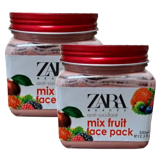 Zara Beauty Anti-Oxidant Mix Fruit Face Pack 350ml Pack of 2