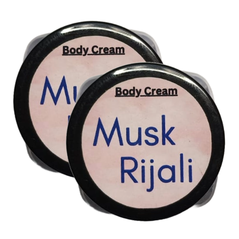 Musk Rijali Perfume Body Cream 10g Pack of 2