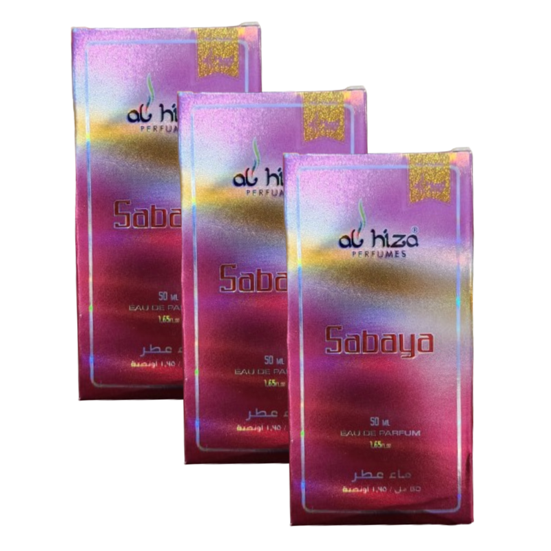 Al Hiza Sabaya Roll On Perfume 50ml Pack of 3