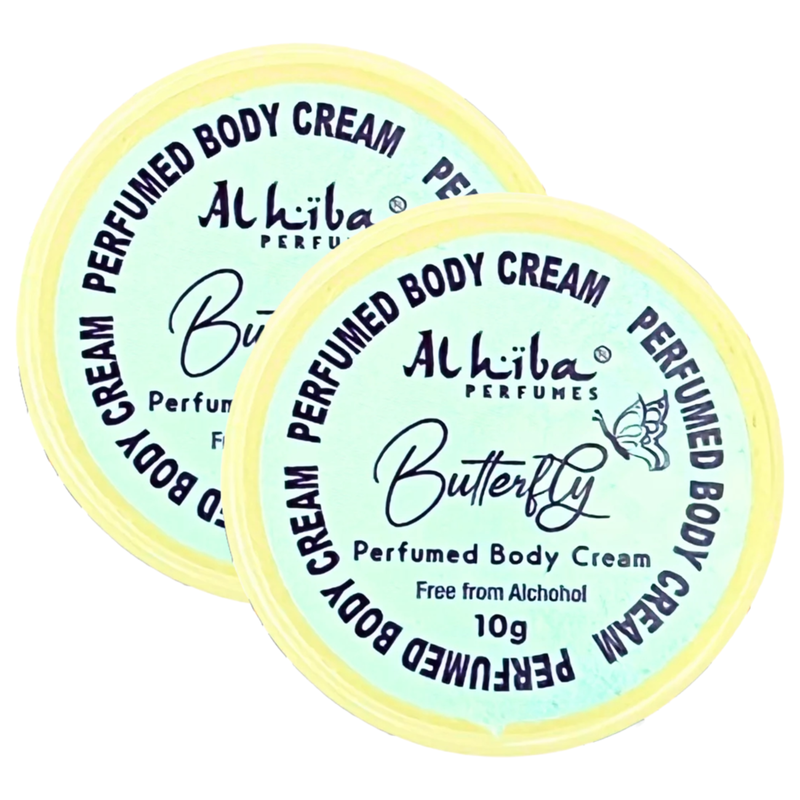 Al Hiba Butterfly Perfume Body Cream 10g Pack of 2