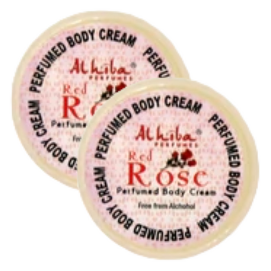 Al Hiba Rose Perfume Body Cream 10g Pack of 2