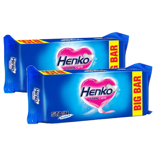 Henko Stain Care Stain Busters Detergent Bar 250g Pack of 2