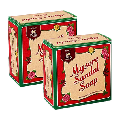 Mysore Sandal Pure Sandalwood Oil Soap 150g Pack of 2