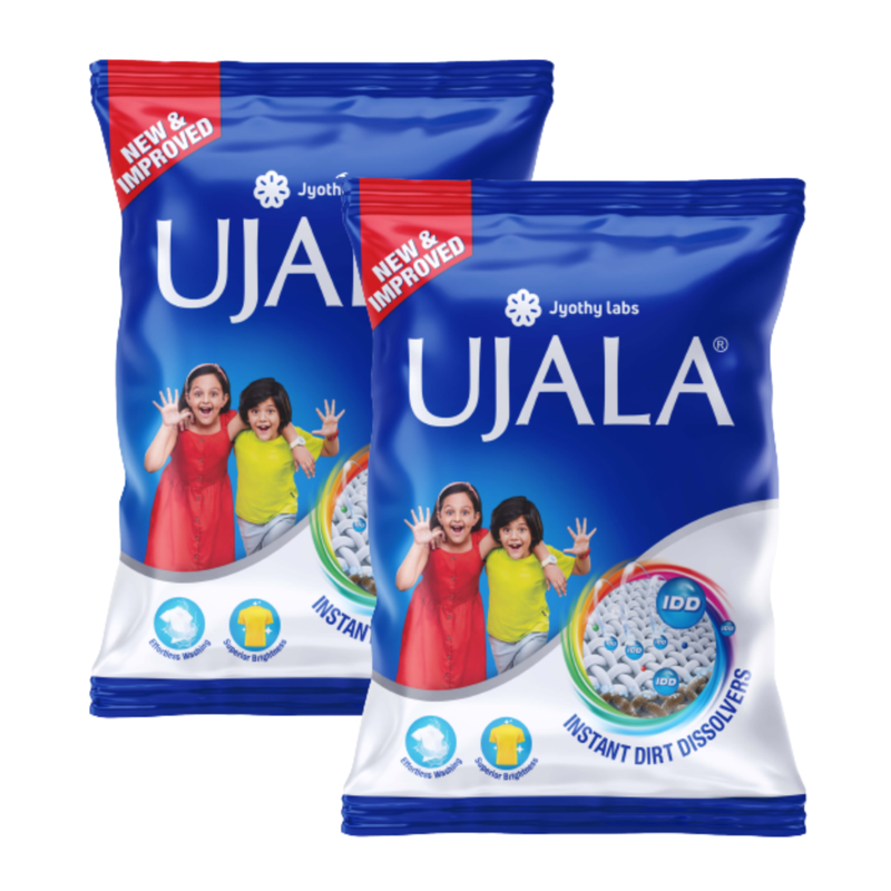 Ujala Instant Dirt Dissolvers Detergent Washing Powder 500g Pack of 2