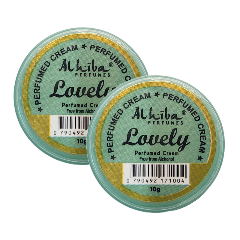 Al Hiba Lovely Perfume Body Cream 10g Pack of 2