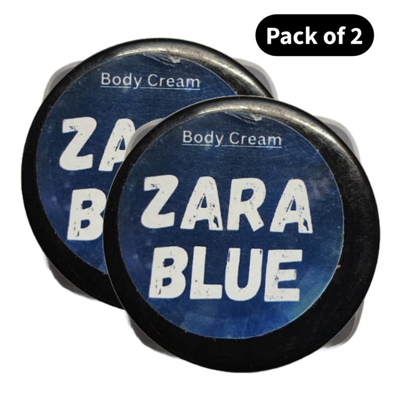 Perfume Body Cream Zara Blue (10gm) (Pack of 2)