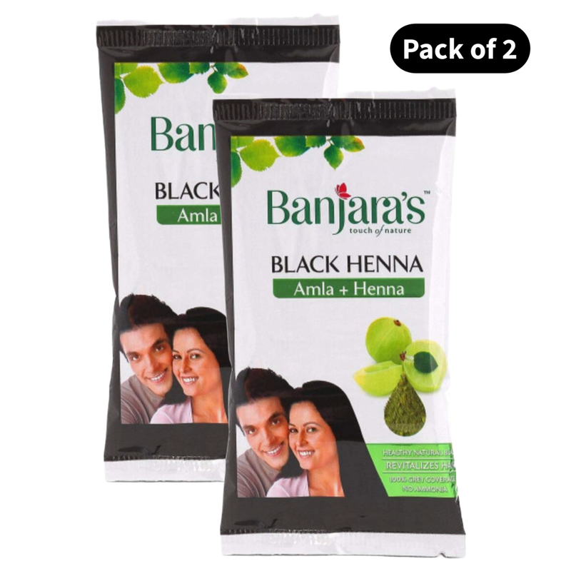 Banjaras Amla + Henna Hair Color (20gm)(Pack of 2)