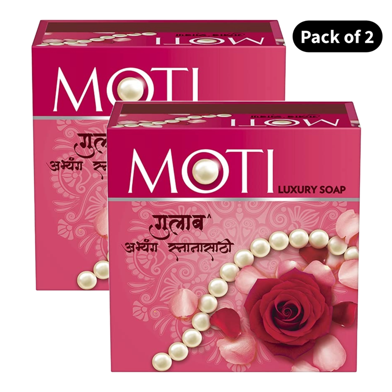 Moti Luxury Rose Soap (75gm)(Pack of 2)