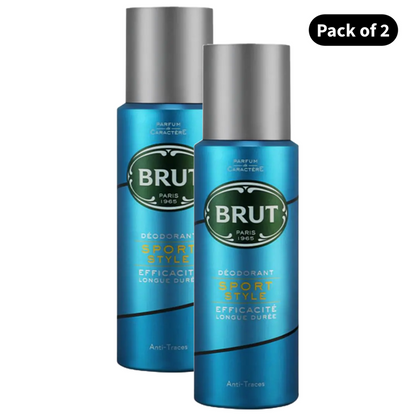 Brut Sport Style Deodorant (200ml)(Pack of 2)