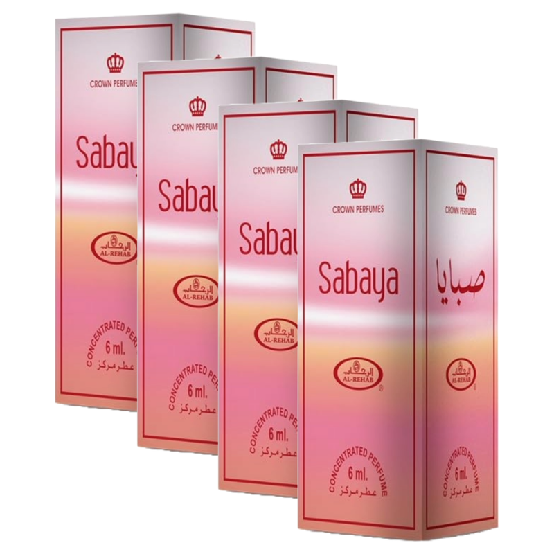 Al Rehab Sabaya Concentrated Perfume 6ml Pack of 4