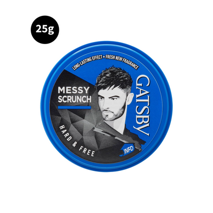 Messy Scrunch Gatsby Hard Hair Styling Wax 25g