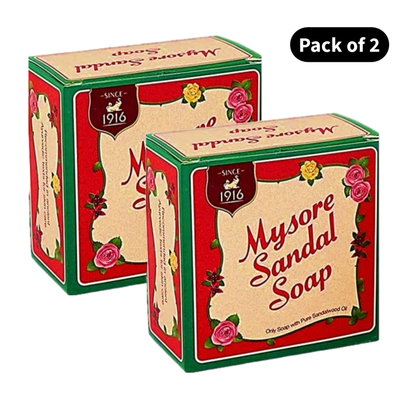 Mysore Sandal Soap (150gm)(Pack of 2)