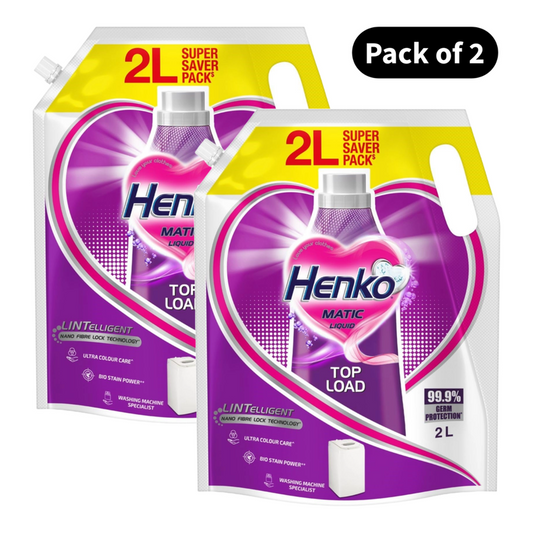 Henko Matic Top Load Liquid (2L)(Pack of 2)