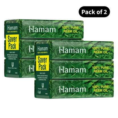 Hamam Neem Oil Soap (3x150gm)(Pack of 2)