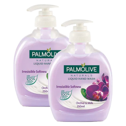 Palmolive Orchid & Milk Irresistible Softness Hand Wash 250ml Pack of 2