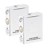 Al Mas Perfume Attar Silver Roll On 3ml Pack of 2