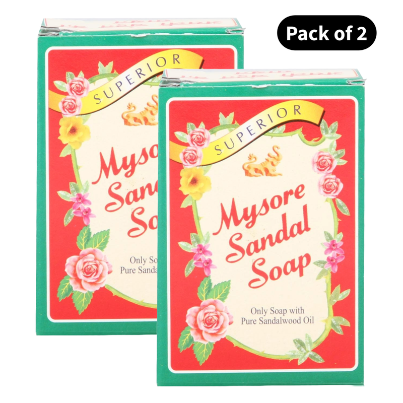 Mysore Sandal Soap (75gm)(Pack of 2)