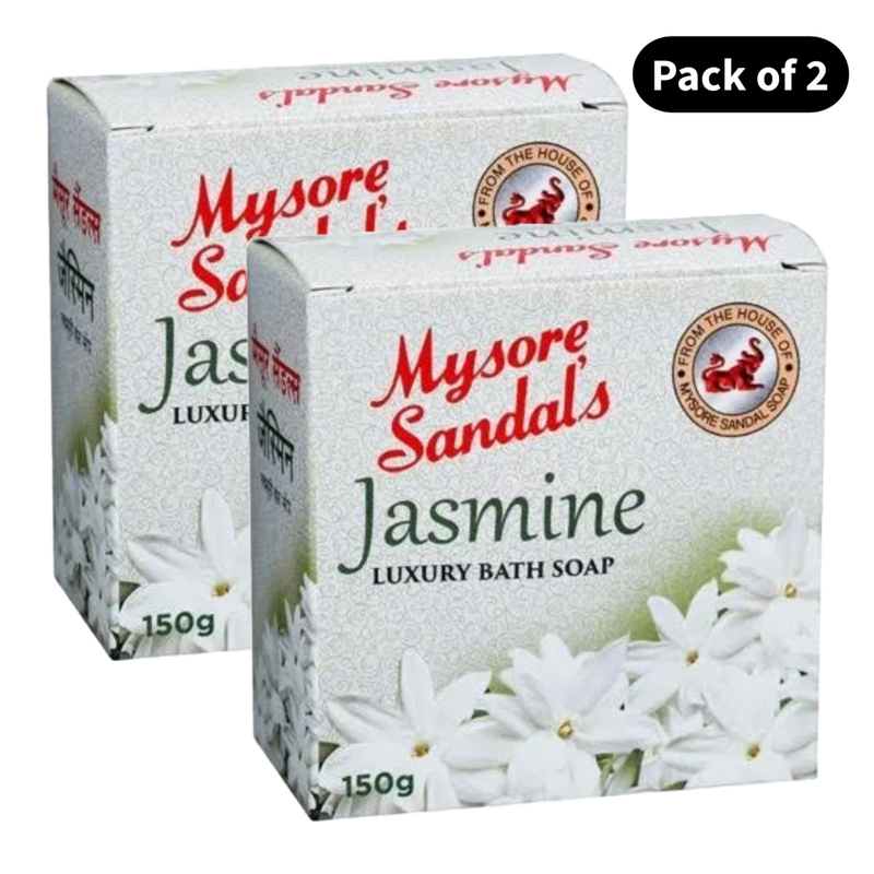 Mysore Sandal Jasmine Soap (150gm)(Pack of 2)