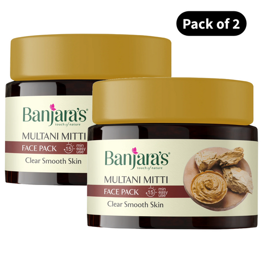 Banjaras Multani Mitti Face Pack (100gm)(Pack of 2)