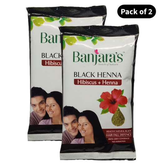 Banjaras Hibiscus + Henna Hair Color (20gm)(Pack of 2)