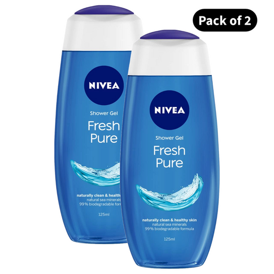 Nivea Fresh Pure Shower Gel (125ml)(Pack of 2)