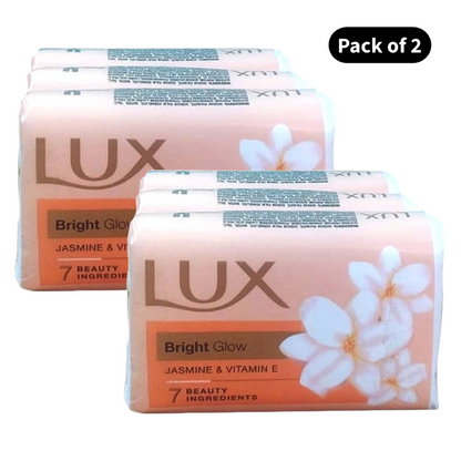 Lux Brighter Glow Jasmine Soap (3X100gm)(Pack of 2)