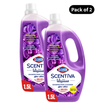 Clorox Lavender Disinfectant Cleaner (1.5L)(Pack of 2)