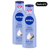 Nivea Shea Smooth Lotion (75ml)(Pack of 2)