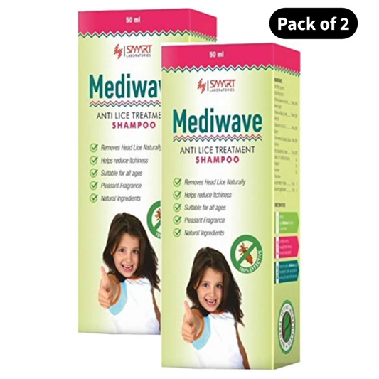 Mediwave Anti Lice Shampoo (50ml)(Pack of 2)