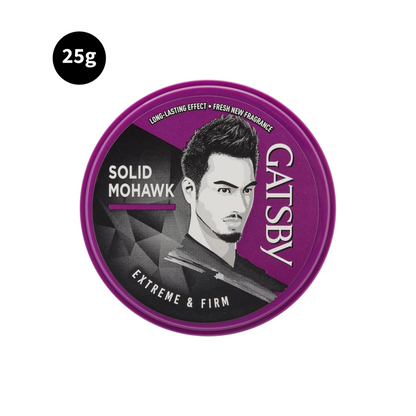 Gatsby Extreme & Firm Hair Styling Wax Solid Mohawk 25gm