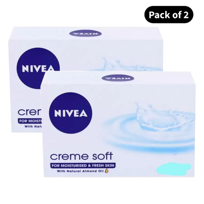 Nivea Crème Soft Soap (75gm)(Pack of 2)