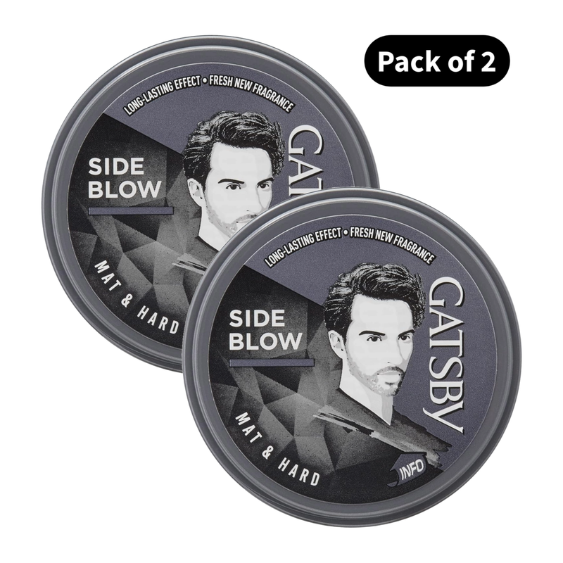 Gatsby Side Blow Hair Styling Wax (75gm)(Pack of 2)