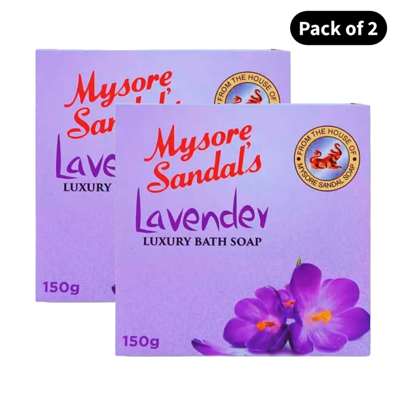 Mysore Sandal Lavender Soap (150gm)(Pack of 2)