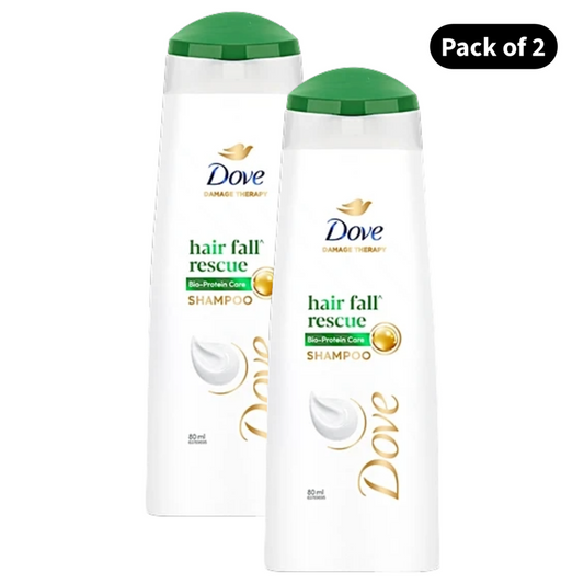 Dove Hair Fall Rescue Damage Therapy Shampoo (80ml)(Pack of 2)