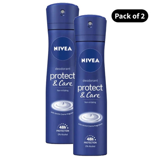 Nivea Protect & Care Deodorant (92gm)(Pack of 2)