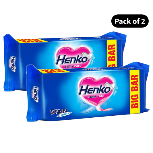 Henko Stain Busters Detergent Bar (250gm)(Pack of 2)