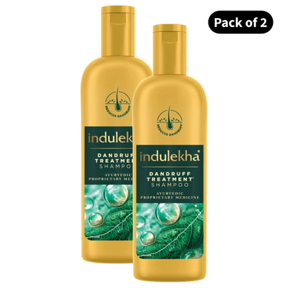 Indulekha Dandruff Treatment Shampoo (340ml)(Pack of 2)