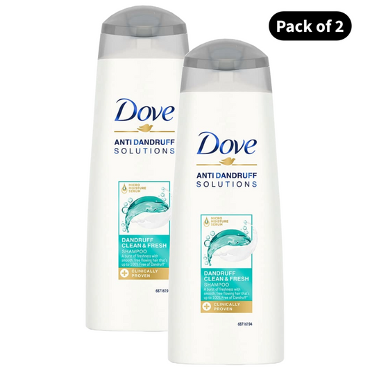 Dove Dandruff Clean & Fresh Shampoo (180ml)(Pack of 2)