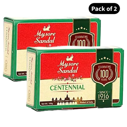 Mysore Sandal Centennial Soap (100gm)(Pack of 2)