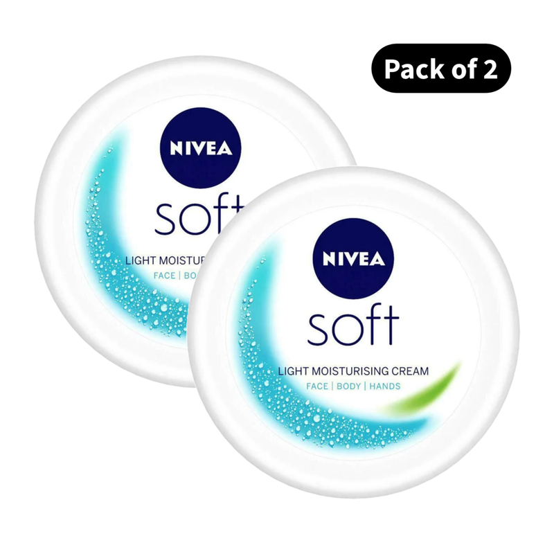 Nivea Soft Light Moisturising Cream (50ml)(Pack of 2)